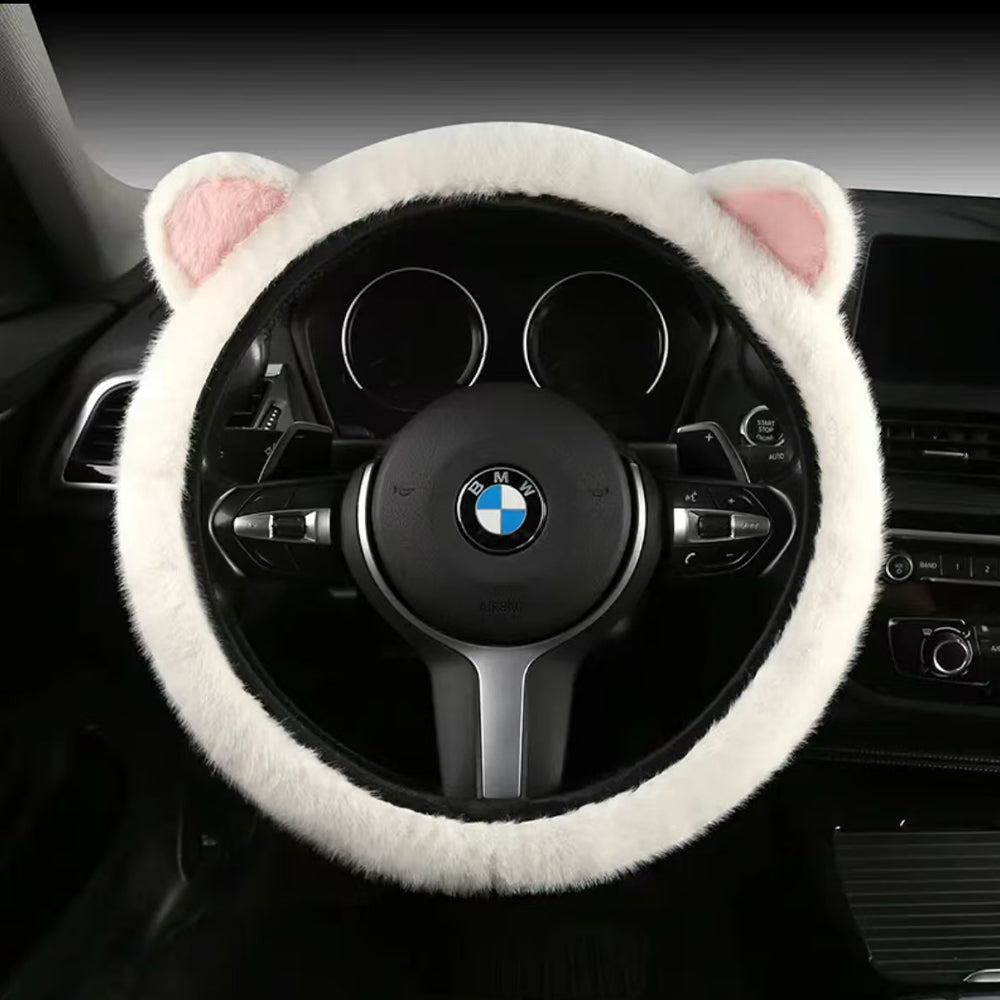 Plush Winter - Use Steering Wheel Cover
