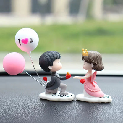 Young Couple Car Ornaments