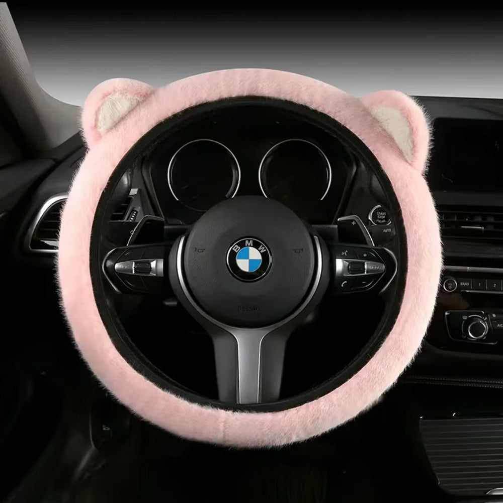Plush Winter - Use Steering Wheel Cover