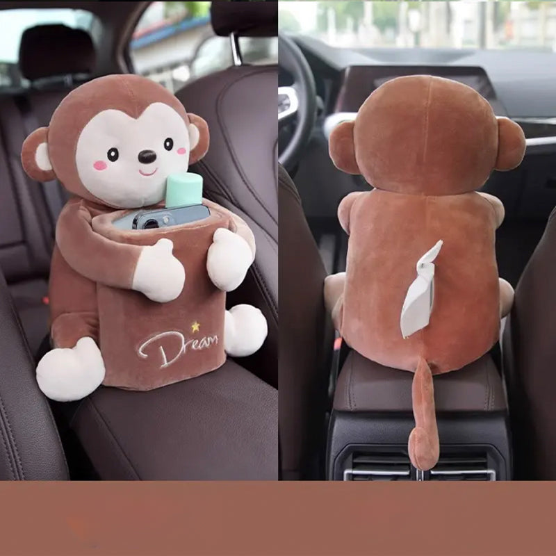 Car-Mounted 2-in-1 Armrest Box Storage Box