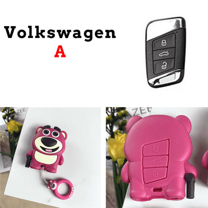 Strawberry Bear Key Protective Shell