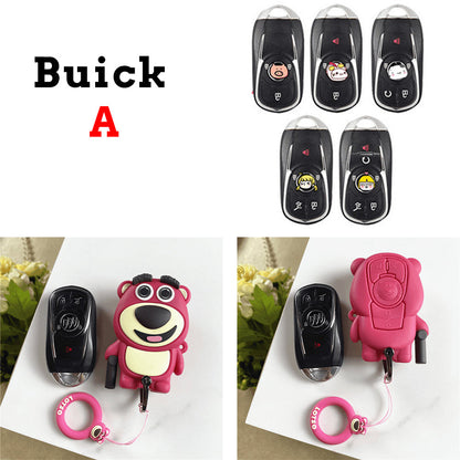 Strawberry Bear Key Protective Shell