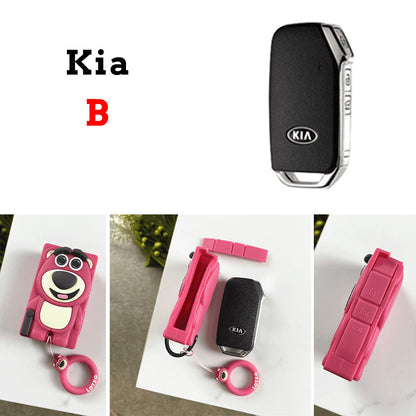 Strawberry Bear Key Protective Shell