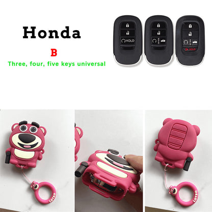 Strawberry Bear Key Protective Shell