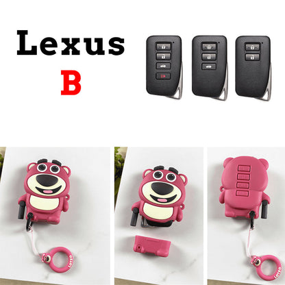 Strawberry Bear Key Protective Shell