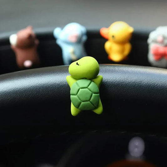 Six small animals in the zoo 6pcs