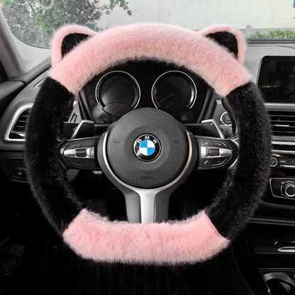 Plush Winter - Use Steering Wheel Cover